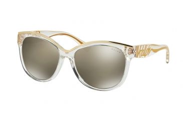 Image of Ralph RA5178 RA5178 Progressive Prescription Sunglasses RA5178-591-28-56 - Lens Diameter 56 mm, Frame Color Crystal