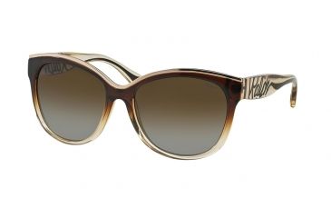 Image of Ralph RA5178 RA5178 Progressive Prescription Sunglasses RA5178-792-T5-56 - Lens Diameter 56 mm, Frame Color Brown Tan Gradient