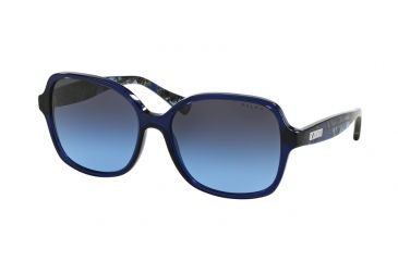 Image of Ralph RA5186 Sunglasses 132079-57 - Blue/blue Tortoise Frame, Blue Gradient Lenses