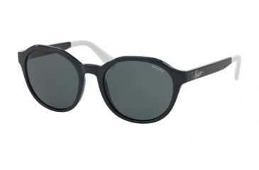 Image of Ralph RA5193 Sunglasses 137055-54 - Navy Frame, Blue Mirror Lenses