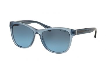 Image of Ralph RA5196 Sunglasses 142517-54 - Denim Blue/denim Blue Bandana Frame, Grey Blue Gradient Lenses