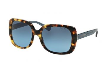 Image of Ralph RA5198 Sunglasses 142417-56 - Tokyo Tort/denim Blue Bandana Frame, Grey Blue Gradient Lenses