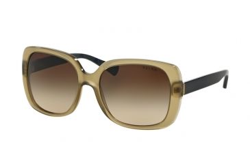 Image of Ralph RA5198 Sunglasses 143013-56 - Olive/navy Bandana Frame, Brown Gradient Lenses