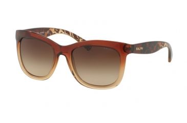 Image of Ralph RA5210 Progressive Prescription Sunglasses RA5210-151413-53 - Lens Diameter 53 mm, Frame Color Brown Gradient