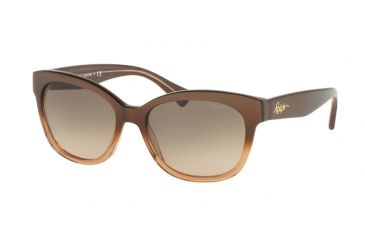 Image of Ralph RA5218 Bifocal Prescription Sunglasses RA5218-15816G-55 - Lens Diameter 55 mm, Frame Color Brown Gradient/brown