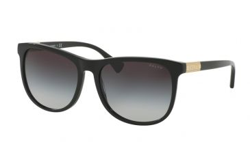 Image of Ralph RA5224 Sunglasses 13778G-58 - Black Frame, Dk Grey Gradient Lenses