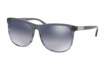 Image of Ralph RA5224 Sunglasses 16271G-58 - Blue Horn Gradient/ Blue Horn Frame, Blue Grey Gradient Lenses