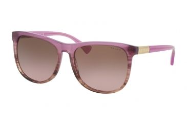 Image of Ralph RA5224 Sunglasses 162814-58 - Berry Horn Gradient/ Berry Hrn Frame, Brown Rose Gradient Lenses