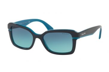 Image of Ralph RA5239 Sunglasses 17024S-54 - Navy Teal Frame, Blue Green Gradient Lenses