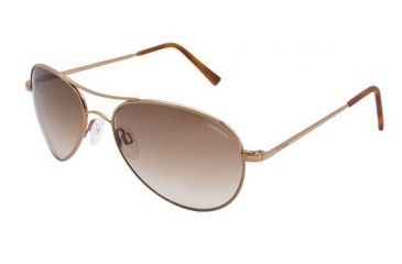 Image of Randolph Amelia Bifocal Prescription Sunglasses, Chocolate Gold Frame, AA1C404-NYBI