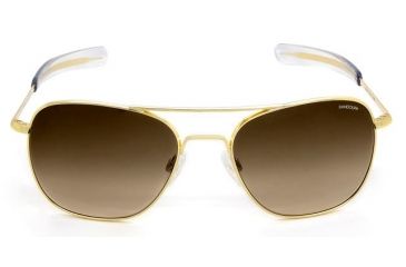 Image of Randolph Aviator 23K Gold Frame, Tan Gradient Nylon Lens, 23K Gold Frame, 58MM AF81604-NY