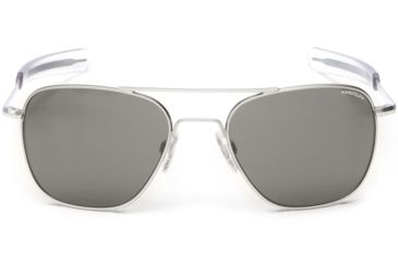 Image of Randolph Aviator Progressive Prescription Sunglasses, Matte Chrome Frame, AF035PR