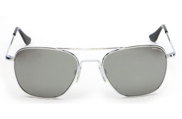 Image of Randolph Aviator Bright Chrome Frame, Gray Flash Mirror Glass Lens, Bright Chrome Frame, 55MM AF53463