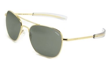 Image of Randolph Aviator Progressive Prescription Sunglasses, 23K Gold Frame, AF81601-NYPR