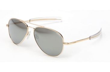 Image of Randolph Concorde 23K Gold Frame, Gray Flash Mirror Glass Lens, 23K Gold Frame, 61MM CR11663