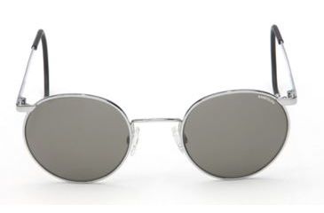 Image of Randolph P-3 Bright Chrome Frame, Gray Glass Lens, Bright Chrome Frame, 49/23MM P3P3711