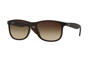 Image of Ray-Ban Andy F RB4202F Bifocal Prescription Sunglasses RB4202F-607313-57 - Lens Diameter 57 mm, Frame Color Matte Brown