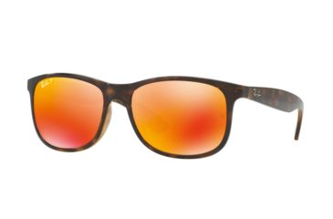 Image of Ray-Ban ANDY F RB4202F Bifocal Prescription Sunglasses RB4202F-710-6S-57 - Lens Diameter 57 mm, Frame Color Shiny Havana