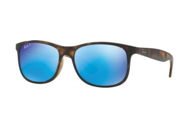 Image of Ray-Ban ANDY F RB4202F Bifocal Prescription Sunglasses RB4202F-710-9R-57 - Lens Diameter 57 mm, Frame Color Shiny Havana
