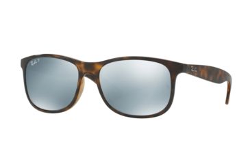 Image of Ray-Ban ANDY F RB4202F Bifocal Prescription Sunglasses RB4202F-710-Y4-57 - Lens Diameter 57 mm, Frame Color Shiny Havana