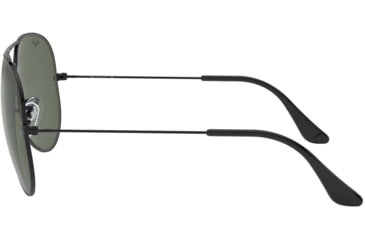 Image of Ray-Ban Aviator Large Metal II Sunglasses RB3026, Black Frame, Crystal Gray Lenses, L2821-6214