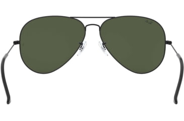 Image of Ray-Ban Aviator Large Metal II Sunglasses RB3026, Black Frame, Crystal Gray Lenses, L2821-6214