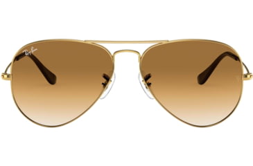 Image of Ray-Ban Aviator Large Metal RB3025 Sunglasses, Arista Crystal Brown Gradient, RB3025 001/51-6214