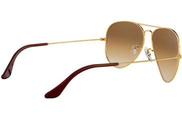 Image of Ray-Ban Aviator Large Metal RB3025 Sunglasses, Arista Crystal Brown Gradient, RB3025 001/51-6214