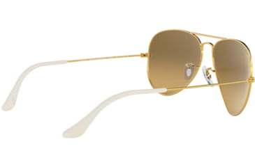 Image of Ray-Ban Aviator Large Metal RB3025 Sunglasses, Arista Crystal Brown Mirror Silver Gradient, RB3025 001/3K-5814