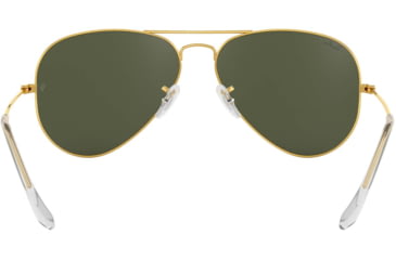 Image of Ray-Ban Aviator Large Metal RB3025 Sunglasses, Arista Frame, Crystal Green 58 mm Lenses, L0205-5814