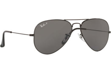 Image of Ray-Ban Aviator Large Metal RB3025 Sunglasses, Black, 58, RB3025-002-48-58