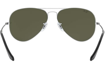 Image of Ray-Ban Aviator Large Metal RB3025 Sunglasses, Silver Frame, Crystal Gray Gradient 58 mm Lenses, 003-32-5814