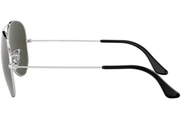 Image of Ray-Ban Aviator Large Metal RB3025 Sunglasses, Silver Frame, Crystal Gray Mirror 58 mm Lenses, W3277-5814