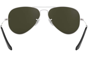 Image of Ray-Ban Aviator Large Metal RB3025 Sunglasses, Silver Frame, Crystal Gray Mirror 58 mm Lenses, W3277-5814