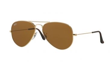 Image of Ray-Ban Aviator Large Metal Sunglasses RB3025 001/33-6214 - 