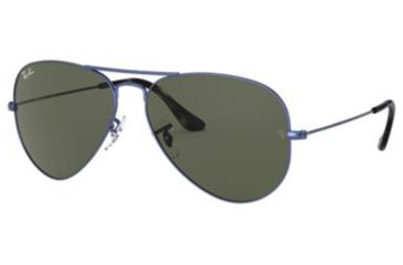 Image of Ray-Ban Aviator Large Metal Sunglasses RB3025 918731-62 - , Green Lenses