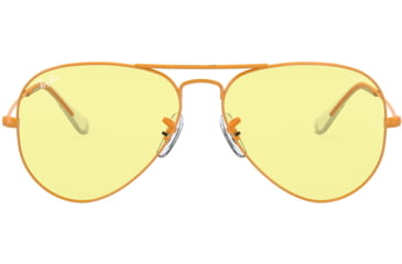 Image of Ray-Ban Aviator Large Metal Sunglasses RB3025 9220T4-62 - , photo evolve yellow/light red Lenses