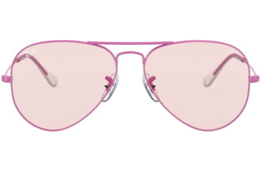 Image of Ray-Ban Aviator Large Metal Sunglasses RB3025 9224T5-62 - , photo evolve pink/violet Lenses