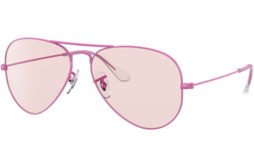 Image of Ray-Ban Aviator Large Metal RB3025 Sunglasses, Violet, 62, RB3025-9224T5-62