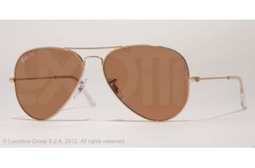Image of Ray-Ban Aviator Large Metal Prescription Sunglasses RB3025 RB3025-001-4I-58 - Lens Diameter 58 mm, Frame Color Arista