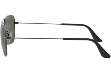 Image of Ray-Ban Caravan Sunglasses RB3136 004-5515 - Gunmetal Frame / Crystal Green 55 mm Lenses