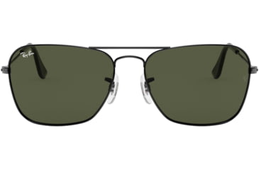 Image of Ray-Ban Caravan Sunglasses RB3136 004-5815 - Gunmetal Crystal Green