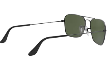 Image of Ray-Ban Caravan Sunglasses RB3136 004-5815 - Gunmetal Crystal Green