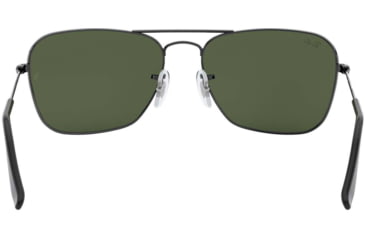 Image of Ray-Ban Caravan Sunglasses RB3136 004-5815 - Gunmetal Crystal Green