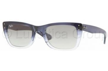 Image of Ray-Ban Caribbean Sunglasses RB4148 822/32-5222 - Blue Gradient Transparent Crystal Gray Gradient