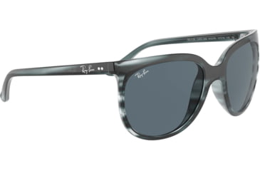 Image of Ray-Ban Cats 1000 Sunglasses RB4126 6432R5-57 - , Blue Lenses
