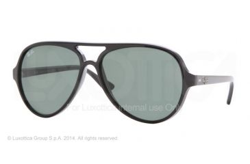 Image of Ray-Ban RB4125 Prescription Sunglasses RB4125-601-59 - Lens Diameter 59 mm, Frame Color Black