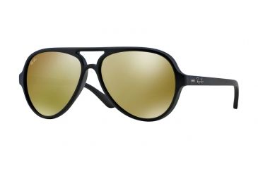 Image of Ray-Ban RB4125 Prescription Sunglasses RB4125-601S93-59 - Lens Diameter 59 mm, Frame Color Matte Black