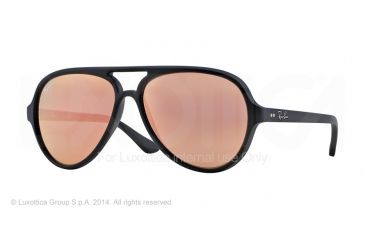 Image of Ray-Ban RB4125 Prescription Sunglasses RB4125-601SZ2-59 - Lens Diameter 59 mm, Frame Color Matte Black