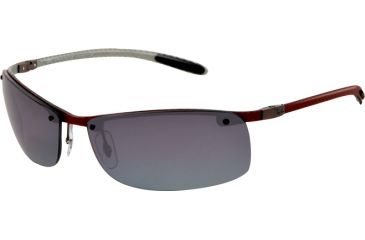 Image of Ray-Ban Cl Carbon Lite Sunglasses RB8305 142/T3-63 - Light Carbon Frame, grey gradient polar Lenses